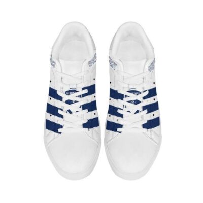 Girondins de Bordeaux Low Top Leather Skate Shoes Tennis Shoes Sneaker For Fans White Sole 3