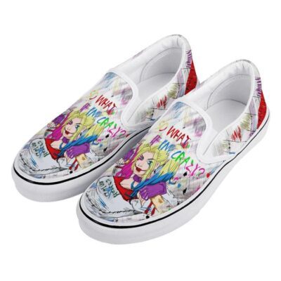 Harley Quinn Slip On Shoes Low Top Sneaker For Fans 1