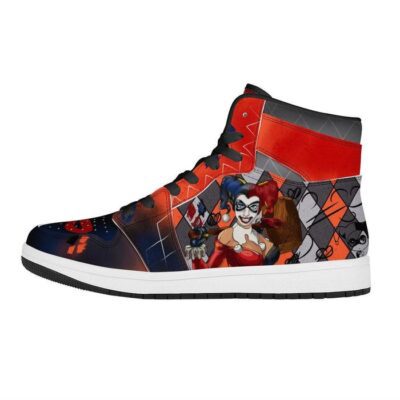 Harley Quinn Sneaker Air Jordan 1 Custom Sneakers For Fans