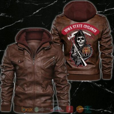 Iowa State Cyclones NCAA Basketball Sons Of Anarchy Leather Jacket LJ1463