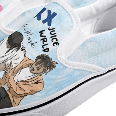 Juice Wrld Slip-On Shoes Low Top Sneaker For Fans 3 Juice Wrld Slip On Shoes Low Top Sneaker For Fans 3