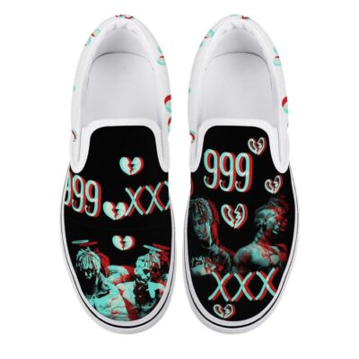 Juice Wrld & XXX Slip-On Shoes Low Top Sneaker For Fans