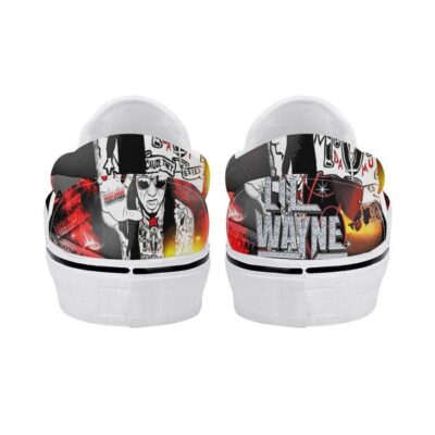 Lil Wayne Slip-On Shoes Low Top Sneaker For Fans 2 Lil Wayne Slip On Shoes Low Top Sneaker For Fans 2