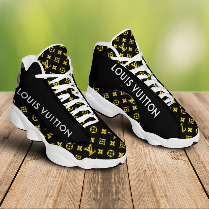 Louis Vuitton Checkered Pattern Smoke Grey Air Jordan 13 Sneaker Shoes -  It's RobinLoriNOW!