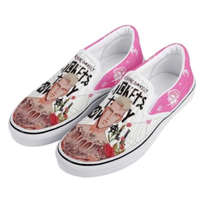 Machine Gun Kelly Slip On Shoes Low Top Sneaker For Fans 1 1