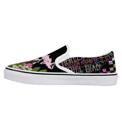 Machine Gun Kelly Slip-On Shoes Low Top Sneaker For Fans 2 Machine Gun Kelly Slip On Shoes Low Top Sneaker For Fans 2
