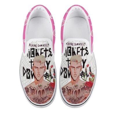 Machine Gun Kelly Slip-On Shoes Low Top Sneaker For Fans