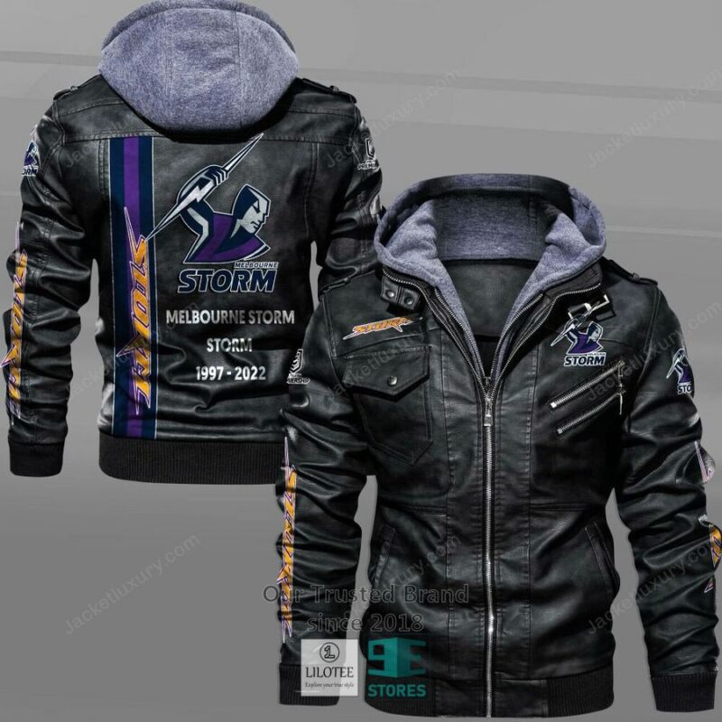 Melbourne Storm 1997 2022 Leather Jacket LJ0135