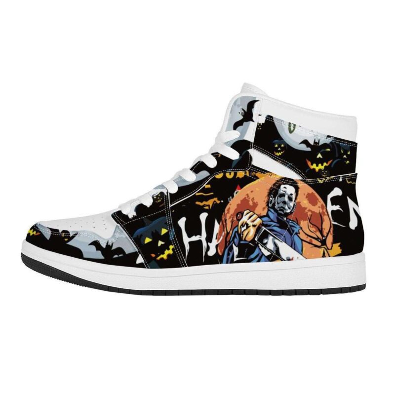 Michael Myers Halloween Party Air Jordan 1 High Top Sneakers Custom Shoes