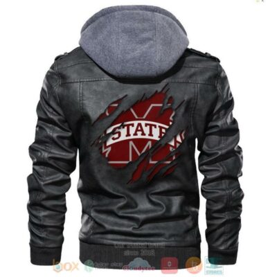 Mississippi State Bulldogs NCAA Leather Jacket LJ1806