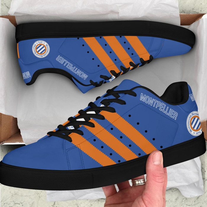 Montpellier HSC Low Top Leather Skate Shoes, Tennis Shoes, Sneaker For ...