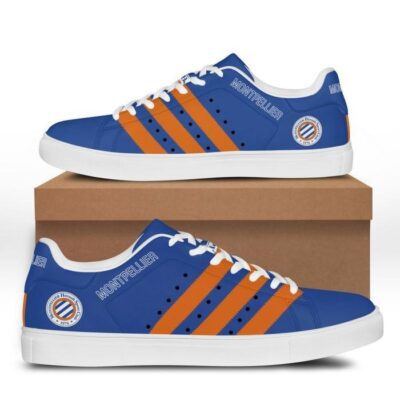 Montpellier HSC Low Top Leather Stan Smith Shoes - White Sole SST1611 1 Tennis Shoes