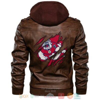 NCAA Fresno State Bulldogs Leather Jacket LJ1871