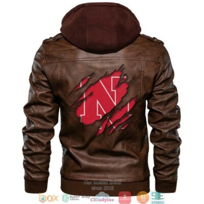 Nebraska Cornhuskers NCAA Leather Jacket LJ1874