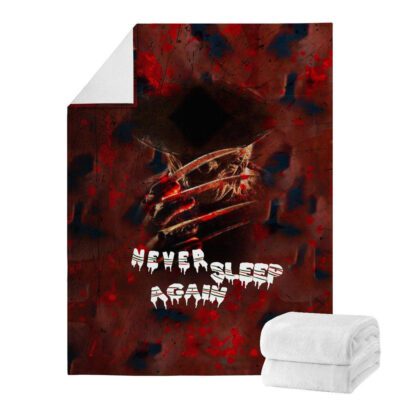 Never Sleep Again Fleece Blanket 3