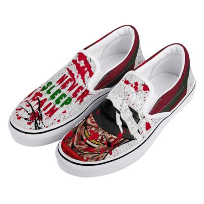 Nightmare On Elm Street Slip On Shoes Low Top Sneaker For Fans 1 1