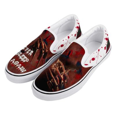 Nightmare On Elm Street Slip On Shoes Low Top Sneaker For Fans 1