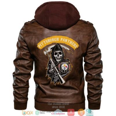 Pittsburgh Panthers NCAA Football Sons Of Anarchy Leather Jacket LJ2228