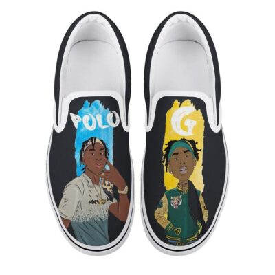 Polo G Slip-On Shoes Low Top Sneaker For Fans