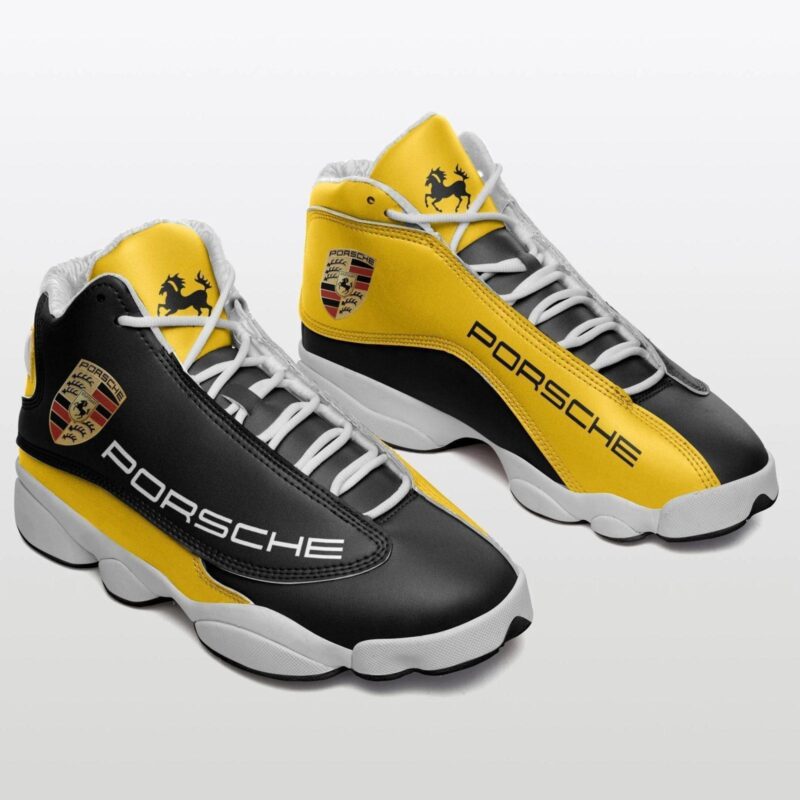 Porsche Yellow Sneakers Custom Shoes Air Jordan 13 Sneaker Hot 2022 JD14400