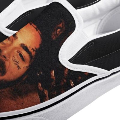 Post Malone Slip-On Shoes Low Top Sneaker For Fans 3 Post Malone Slip On Shoes Low Top Sneaker For Fans 3 1