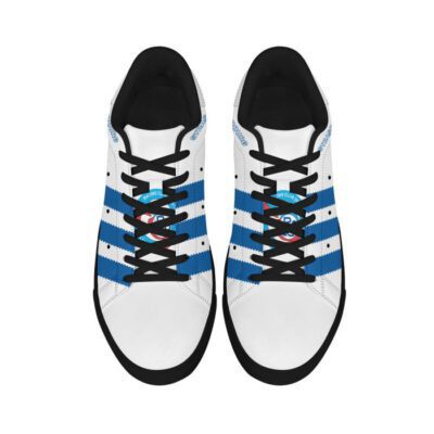 RC Strasbourg Alsace Low Top Leather Skate Shoes Tennis Shoes Sneaker For Fans Black Sole 3