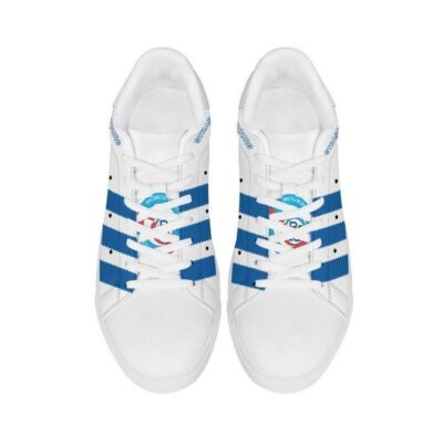 RC Strasbourg Alsace Low Top Leather Skate Shoes Tennis Shoes Sneaker For Fans White Sole 3