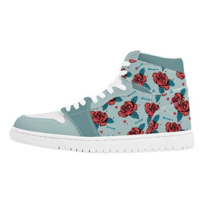 Rose Heart Sneaker Air Jordan 1 Custom Sneakers For Fans 1