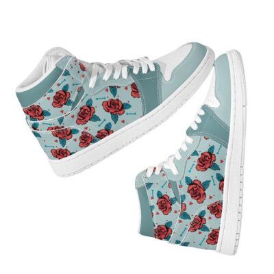 Rose Heart Sneaker Air Jordan 1 Custom Sneakers For Fans 3