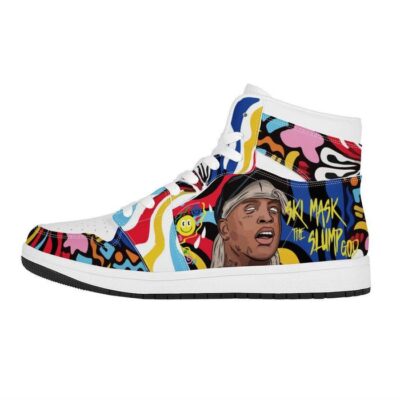 Ski Mask the Slump God Sneaker Air Jordan 1 Custom Sneakers For Fans