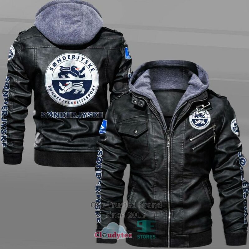 SonderjyskE Fodbold Leather Jacket LJ0199