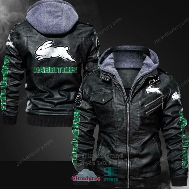 South Sydney Rabbitohs logo Leather Jacket LJ0204