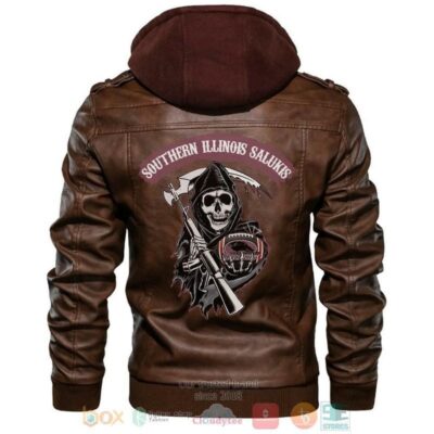 Southern Illinois Salukis NCAA Football Sons Of Anarchy Leather Jacket LJ2458