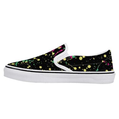 Splatter Slip On Shoes Low Top Sneaker For Fans 2