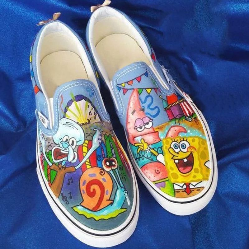 Spongebob 4 Slip On Shoes – Let the colors inspire you!