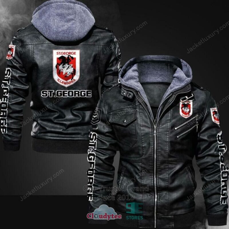 St. George Illawarra Dragons Leather Jacket LJ0209