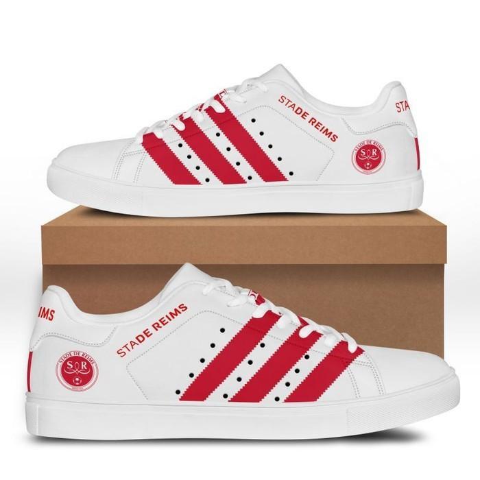 Stade-de-Reims-Low-Top-Leather-Skate-Shoes-Tennis-Shoes-Sneaker-For-Fans-White-Sole-1 Tennis Shoes