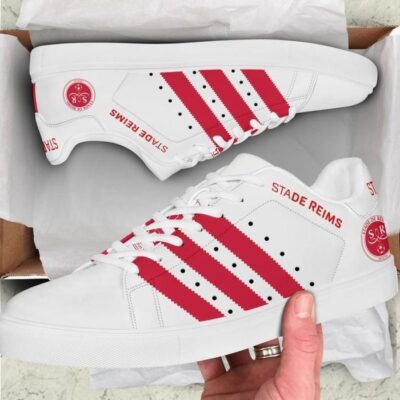 Stade de Reims Low Top Leather Skate Shoes