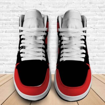 Star Wars Darth Vader Red Black Air Jordan 1 High Top Sneakers Custom Shoes For Fans 2