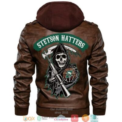 Stetson Hatters NCAA Basketball Sons Of Anarchy Leather Jacket LJ2514