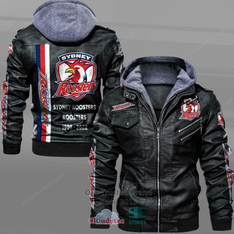 Sydney Roosters 1908-2022 Leather Jacket LJ0216