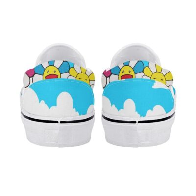 Takashi Murakami Sunflower Slip On Shoes Low Top Sneaker For Fans 2 3