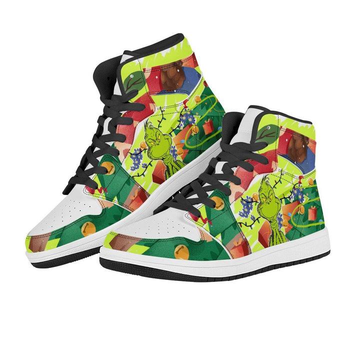 The Grinch Sneaker Air Jordan 1 Custom Sneakers For Fans – Let the ...