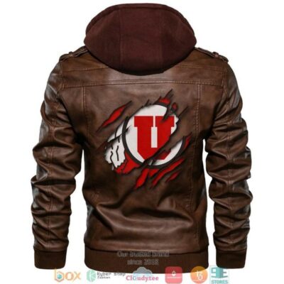Utah Utes NCAA Leather Jacket LJ2787