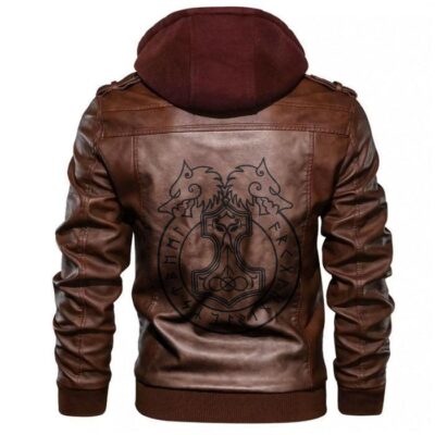 Valhalla Wolf Leather Jacket A35 LJ3346 3