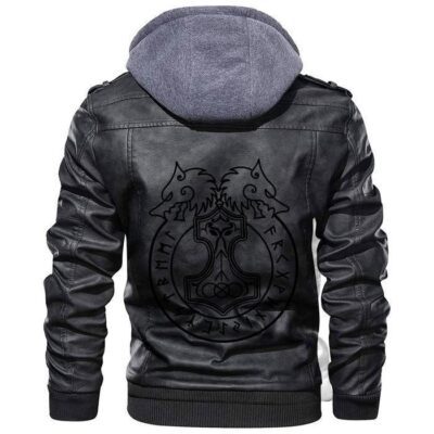 Valhalla Wolf Leather Jacket A35 LJ3346