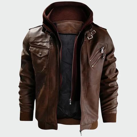 Viking Barbarian Woman Warrior In Skin Of Bear Zipper Leather Jacket ...