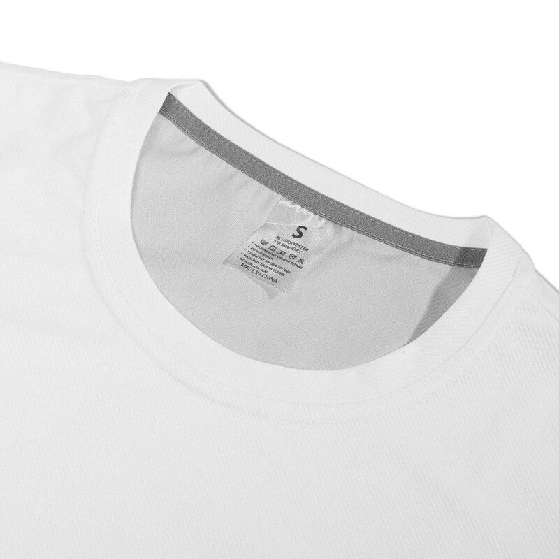 White Athletic T Shirt 2