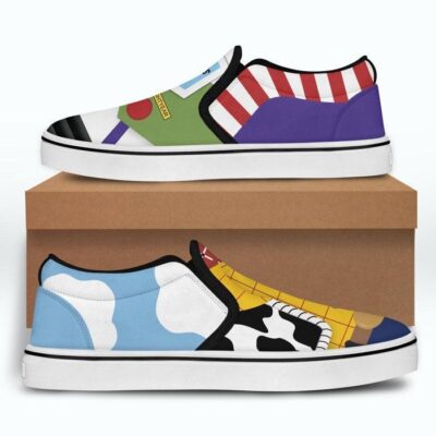 Woody Buzz Lightyear Toy Story Yellow Green Patterns Disney Graphic Cartoon Unisex Slip On Low Top Canvas Shoes 5 Woody Buzz Lightyear Toy Story Yellow Green Patterns Disney Graphic Cartoon Unisex Slip On Low Top Canvas Shoes 5