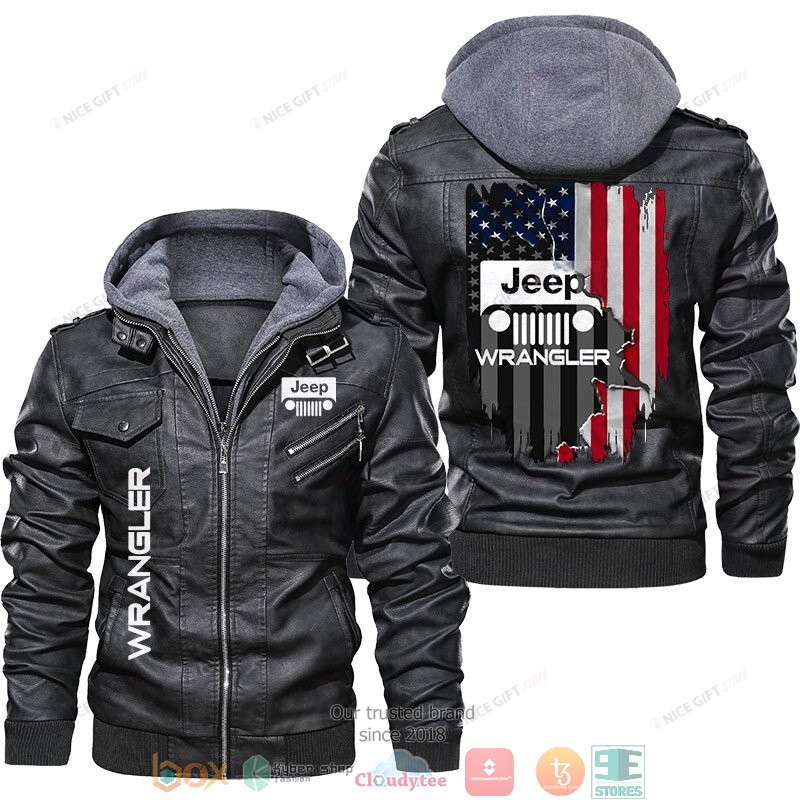 Wrangler Jeep US Flag Leather Jacket LJ2978 – Let the colors inspire you!